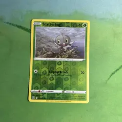 Scatterbug 011/163 Reverse Holo Sword & Shield Battle Styles NM Pokemon card - Image 1