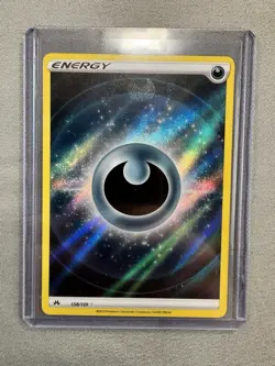 Darkness Energy 158/159 Crown Zenith Holo Pokemon Card MINT RARE - Image 1