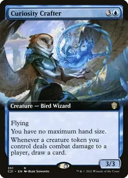 Curiosity Crafter - Extended Art C21 LP MTG - Image 1