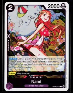 Nami PRB02-012 One Piece Premium Booster -The Best- Vol. 2 Rare Near Mint - Image 1