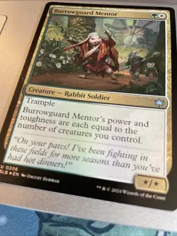 MTG Burrowguard Mentor Bloomburrow Foil MINT Uncommon - Image 4