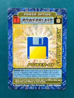 ST-88 Power-Up Floppy Disk Digimon Card Digi-Battle Street Starter 2001 MP/HP - Image 1
