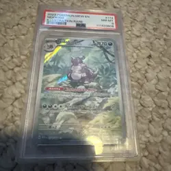 Pokemon TCG Nidoking Illustration Rare Card 174/165 NM/LP Condition - Image 1