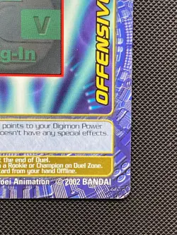 BO-261 Offensive V Digimon Card Digi-Battle Series 5 2002 Bandai - Image 4