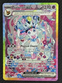 Pokemon Sylveon EX Sir 156/131 Prismatic Evolutions TCG Card MINT - Image 1