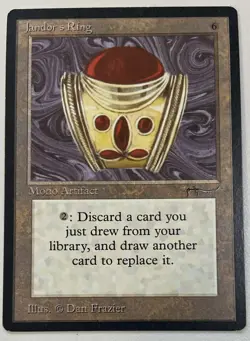 Magic The Gathering MTG JANDOR’S RING Arabian Nights Card! - Image 1