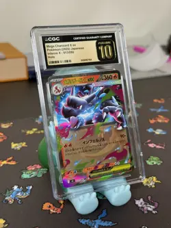 CGC 10 Pristine Mega Charizard X ex 013/080 Inferno X m2 Pokemon Card - Image 1