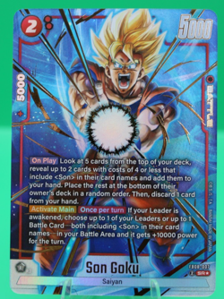 Son Goku Super Rare Alt FB08-007: Dragon Ball Super Fusion World Card Game - Image 1