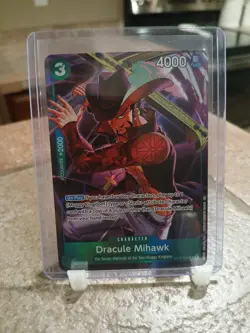 One Piece TCG Dracule Mihawk (Illustration Box Vol. 4) ST12-003 Promo Card Foil - Image 1