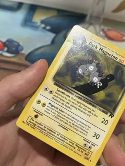 Dark Magneton 28/82 Pokemon Team Rocket Unlimited Rare Card WOTC LP - Image 4