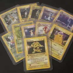 Wizards of the Coast Pokemon TCG Base Set Electabuzz Pikachu Lot 10 Cards - Image 1