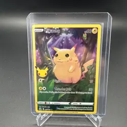 Pokemon TCG Pikachu Full Art Rare Card 005/025 Celebrations NM Condition - Image 1