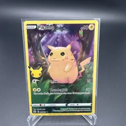 Pokemon TCG Pikachu Full Art Rare Card 005/025 Celebrations NM Condition - Image 3
