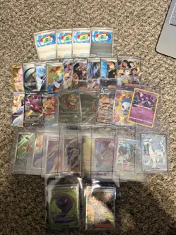 Pokemon TCG 31 Card Lot of Trainers, Full Arts, V's, Etc Various Sets Eng NM - Image 1