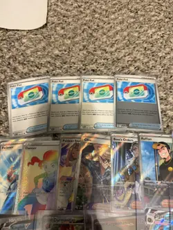 Pokemon TCG 31 Card Lot of Trainers, Full Arts, V's, Etc Various Sets Eng NM - Image 2