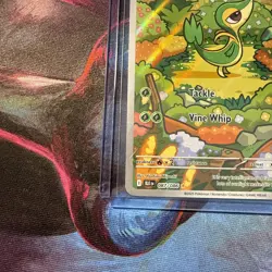 Pokemon TCG Snivy Illustration Holo Card 087/086 SV Black Bolt English NM - Image 4