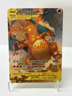 CharizardVMAX PS8000 Gold Metal Pokemon Card-Collectible Gift Display - Image 1