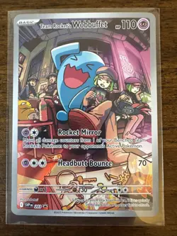 Team Rocket's Wobbuffet 203 Sv: Scarlet & Violet Promo Cards Holo - Image 1