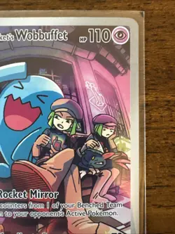 Team Rocket's Wobbuffet 203 Sv: Scarlet & Violet Promo Cards Holo - Image 3