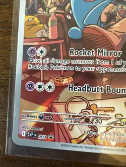 Team Rocket's Wobbuffet 203 Sv: Scarlet & Violet Promo Cards Holo - Image 5