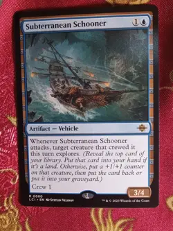 Subterranean Schooner The Lost Caverns of Ixalan Magic The Gathering MTG rare - Image 1