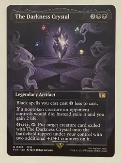The Darkness Crystal Borderless - Final Fantasy MTG - Image 1