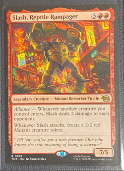 Slash, Reptile Rampager Teenage Mutant Ninja Turtles Regular MTG TMT #108 NM/M - Image 1