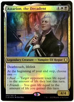 MTG Astarion, the Decadent *FOIL* Commander Legends Baldur's Gate 265 NM edh - Image 1