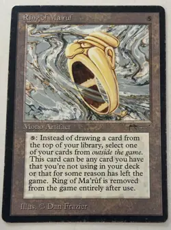 Magic The Gathering MTG RING OF MARUF Arabian Nights! - Image 1