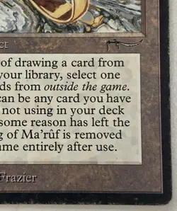 Magic The Gathering MTG RING OF MARUF Arabian Nights! - Image 5