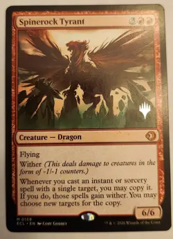 Spinerock Tyrant Lorwyn Eclipsed Promo Stamped Regular Mythic - Image 1