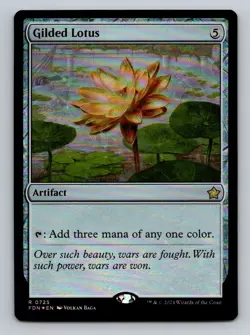 Gilded Lotus Foil R Foundations 725 NM - Image 1