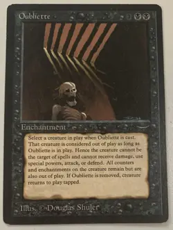 Magic The Gathering MTG OUBLETTE Dark Arabian Nights! - Image 1