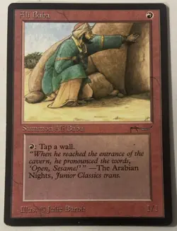 Magic The Gathering MTG ALI BABA Arabian Nights! - Image 1