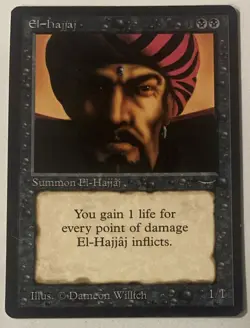 Magic The Gathering MTG EL-HAJJAJ Arabian Nights! - Image 1