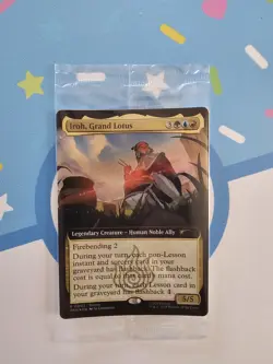 SEALED Iroh, Grand Lotus - Extended Art Foil Promo - BoxLunch Magic MTG Avatar - Image 2