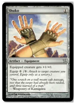 MTG Shuko - Betrayers of Kamigawa Moderately Played English - Image 1