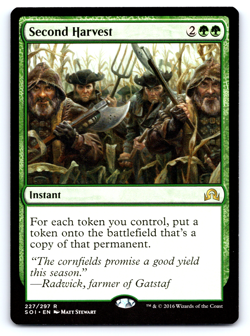 Second Harvest - Shadows Over Innistrad - MTG - Image 1