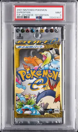 2001 NINTENDO POKEMON EXPEDITION FOIL PACK-JAPANESE 1ST EDITION FOIL PACK PSA 9 - Image 1