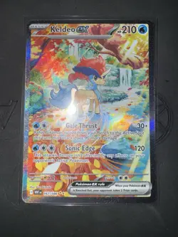 Pokemon TCG Keldeo EX White Flare Card 167/086 NM Condition - Image 1