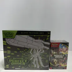 Pokemon TCG: Perfect Order ETB & Booster Bundle SEALED IN HAND Ships ASAP - Image 1