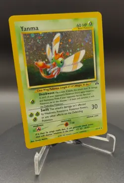 EX/LP - Yanma - 17/75 - Holo - Neo Discovery - Pokemon Card - Image 1