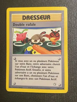 Double Gust Double Rafale 100/111 French Pokemon Card Neo Genesis LP - Image 1