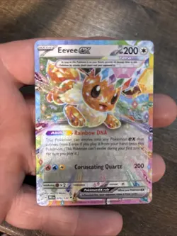 Pokemon Eevee EX 075/131 Prismatic Evolutions Double Rare Holo 200 HP Pokemon T… - Image 1
