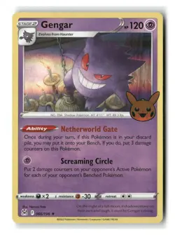 Gengar 066/196 Holo Rare Lost Origin Trick or Trade Pokemon Near Mint - Image 1