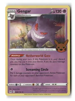 Gengar 066/196 Holo Rare Lost Origin Trick or Trade Pokemon Near Mint - Image 1