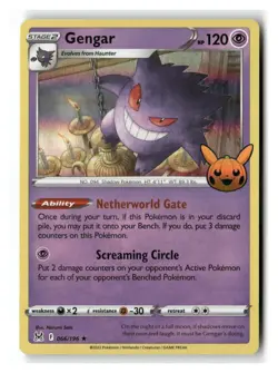 Gengar 066/196 Holo Rare Lost Origin Trick or Trade Pokemon Near Mint - Image 1