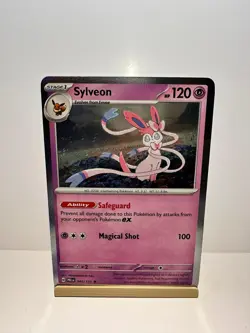 Sylveon 040/131 Rare Prismatic Evolutions Pokemon Holo Near Mint - Image 1