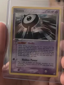 Pokemon TCG Unown (L) EX Unseen Forces L/28 Holo Rare 2005 60 HP English - Image 3