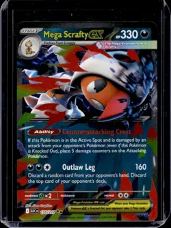 2026 Pokemon Ascended Heroes Mega Scrafty ex Double Rare #135/217 - Image 1